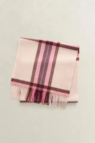 GANT - Wollschal mit Tartan-Muster refined pink - Gr. - OS