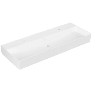 Villeroy & Boch Memento 2.0 Waschtisch 4A22C101 120 x 47 cm, weiß alpin, mit Hahnloch, ohne Überlauf