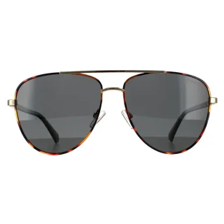 Polaroid Aviator Unisex Gold Havanna Grau Polarisierte Sonnenbrille