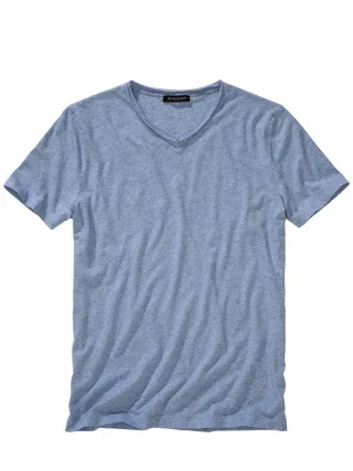 Mey & Edlich Herren Victory-Shirt Orange 70 % Baumwolle, 30 % Leinen