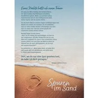 BRUNNEN Poster Spuren im Sand