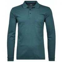 RAGMAN 3/4-Arm-Shirt Ragman / He.Polo / Polo soft knit LS