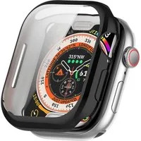 Wigento Smartwatch-Hülle Für Apple Watch Series 11 / 10 46mm Full Cover TPU Hülle Schwarz, Full TPU Schutzhülle, nahtlose Passform