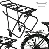 Trizand Fahrrad-Gepäckträger Fahrradträger Gepäckträger (Spar-Set, bis 25 kg), Universell passend für fast alle gängigen Fahrradgrößen