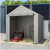 MC Star Gerätehaus Geräteschuppen 190x170x200cm Fahrradgarage Geräteschuppen, Garagenzelt, Gartenhaus Lagerzelt Fahrradschuppen Werkzeugzelt Lagergarage