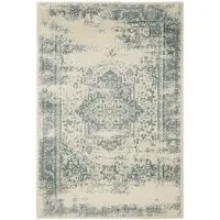 Interiyou Teppich Suzuka, Rechteckig, Höhe: 6 mm, Teppich Kurzflor, Vintage, Orientalisch, Wohn- und Schlafzimmer