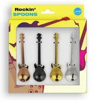 Winkee Kaffeelöffel Gitarre Kaffeelöffel im 4er Set