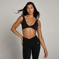 MP Damen Tempo Sport-BH mit Twist-Vorderseite – Schwarz - L