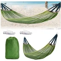 FOUORTUNATE-BEE Hängemattengestell Outdoor Seil Hängematte Camping leicht mit Baumgurten Netz, Reise Hängematte tragbar Garten Strand Wandern Picknick