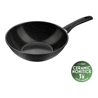 BALLARINI Vipiteno Wok, 28 cm, Aluminium, Keramische Antihaftbeschichtung