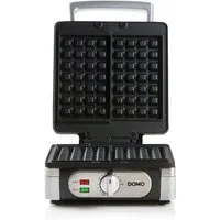 Domo Waffeleisen DO9047W, 1400 W-Leistung zum schnellen Erhitzen