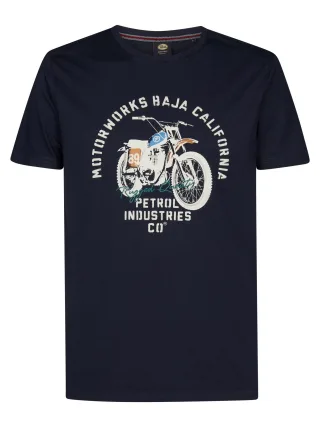 Petrol Industries - T-Shirt mit Print Fumarola Herren