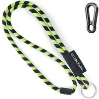 WEBBOMB Schlüsselanhänger Lanyard Tubular Schlüsselband mit Karabiner + Schlüsselring keychain
