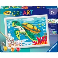 Ravensburger Malen nach Zahlen CreArt, Meeresschildkröte, Made in Europe