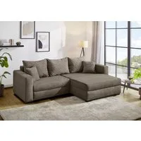 Jockenhöfer Gruppe Ecksofa Elmau XL L-Form, B: 261 cm, mit Bettfunktion, Bettkasten & 2 Zierkissen