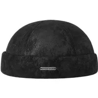 Stetson Schiebermütze Pigskin Docker Cap aus Leder