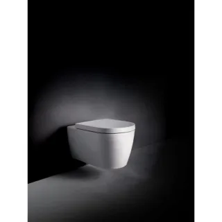 Duravit ME by Starck Hero Edition Wand-WC Set 490709ACA1 spülrandlos, DuraFlush, 340 x 540 mm, weiß matt