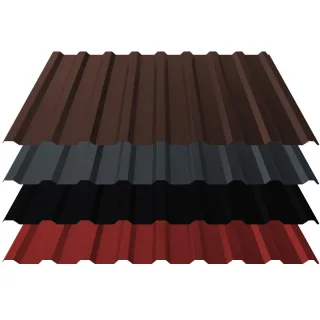 Trapezblech T20+ | Dach | 0,60 mm | Aluminium | 25 µm Stucco
