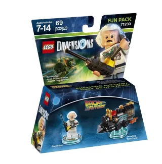 Lego Dimensions 71230 - Fun Pack: Zurück in die Zukunft [Doc Brown & Traveling Time Train]