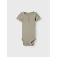 Name It Kurzarmbody NBMKAB SS BODY NOOS Baumwollmischung, Kurzarm, Knopf-Details