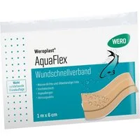 Weroplast® Wundpflaster AquaFlex Wundschnellverband - wasserdicht, superelastisch und flexibel (1 St), Wundschnellverbände
