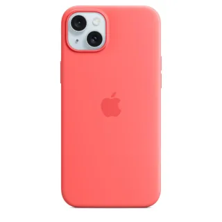 Apple Silikon Case mit MagSafe [für iPhone 15 Plus] guave