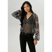 Aniston SELECTED Chiffonbluse aus transparentem Chiffon