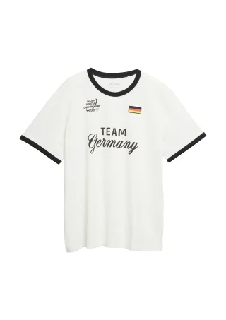 s.Oliver - T-Shirt creme - Gr. - 4XL