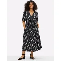 sheego by Joe Browns Jerseykleid Jersey-Kleid Kurzarm