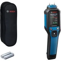 BOSCH Feuchtigkeitsmesser GMP 2-15, Materialfeuchtigkeitsmesser m. 2 x 1,5 V Batterie LR6 - in Tasche