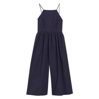 Ted Baker Eze Jumpsuit Mit Eckigem Ausschnitt Und Überkreuzten Trägern, Dunkelblau