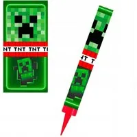 Minecraft Tortenstecker Tortenfontäne Grün Pixel 12cm Kuchenfontäne Party Hochzeit, (1-tlg)