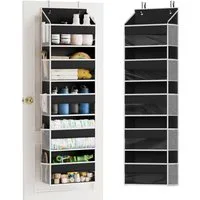 SpaceAid Hängeregal Organizer, Tür-Organizer mit 5 großen Fächern, 10 Mesh-Seitentaschen und klaren Fenstern, für Schlafzimmer, Badezimmer