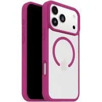 React, Handyhülle transparent/pink, iPhone 17 Pro Max, MagSafe