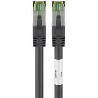 CAT 8.1 Patchkabel, S/FTP (PiMF) schwarz, 5 Meter