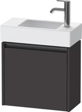 Duravit Ketho.2 Waschtischunterbau wandhängend Graphit Supermatt 484x238x440 mm - K25072R80800000 K25072R80800000