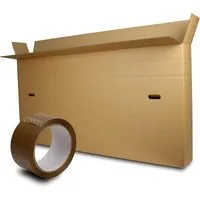 Paket.ag Versandkarton Fahrradkarton 1600x200x800 mm– Robuster Karton inkl. Packband