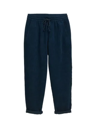 Denim Tom Tailor - Cordhose mit Kordelzug dark sea petrol - Gr. - S