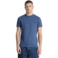 Timberland T-Shirt DUNSTAN RIVER - SS Tee (Slim) mit Rundhalsausschnitt, Kurzarm-Design, aus Baumwolle