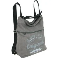 J JONES JENNIFER JONES Umhängetasche Große Canvas Rucksacktasche - Casual Rucksack und Schultertasche 2in1