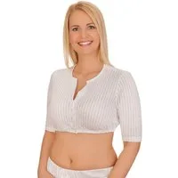 Hammerschmid Dirndlbluse Dirndlbluse - CAROLA - weiß