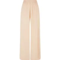URBAN CLASSICS Stoffhose Urban Classics Damen Ladies Wide Leg Viscose Pants (1-tlg)