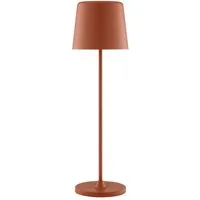 Brilliant LED Tischleuchte Kaami - mobile LED Außen Tischlampe, Dimmfunktion, mehrere Helligkeitsstufen, LED fest integriert, Warmweiß, mobile LED Außen Tischlampe, 37 cm, 310 lm, Touchdimmer, USB
