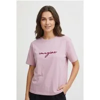 Vila Kurzarmshirt VISYBIL IMAGINE O-NECK S/S TOP/PB/LC