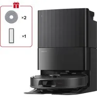Roborock Saugroboter Qrevo S ProX Black, 8.01.1961, mit Beutel, 18.500 Pa HyperForce-Saugkraft, All-in-One-Station