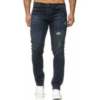 Reslad Destroyed-Jeans Reslad Jeans Herren Destroyed Slim Fit Herren-Hose Jeanshose Männer Destroyed Look Stretch Slim Fit Jeans