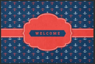 Fussmatte Welcome Anker 4136 | Größe: 60 cm x 45 cm