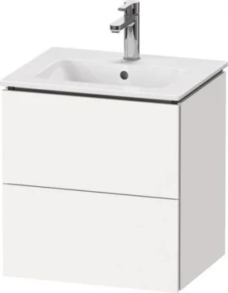 Duravit L-Cube Waschtischunterbau wandhängend Weiß Supermatt 520x421x550 mm - LC621808484 LC621808484