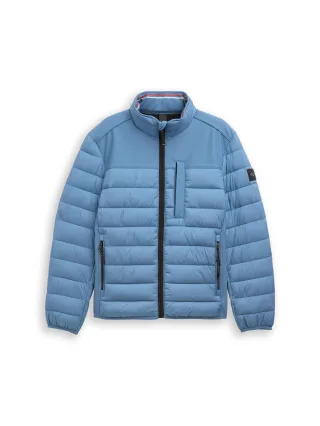 Tom Tailor - Hybrid Steppweste mit Stehkragen marine blue - Gr. - XXL