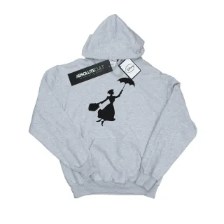 Disney - "Mary Poppins Flying Silhouette" Kapuzenpullover für Damen (Grau)